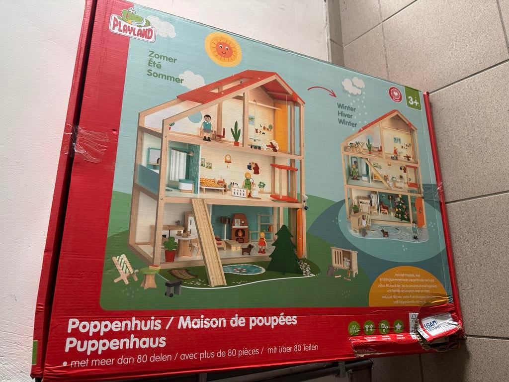 Nieuw Playland Poppenhuis - Ongebruikt in Doos, Kinderen en Baby's, Speelgoed | Poppenhuizen, Ophalen of Verzenden, Nieuw, Poppenhuis