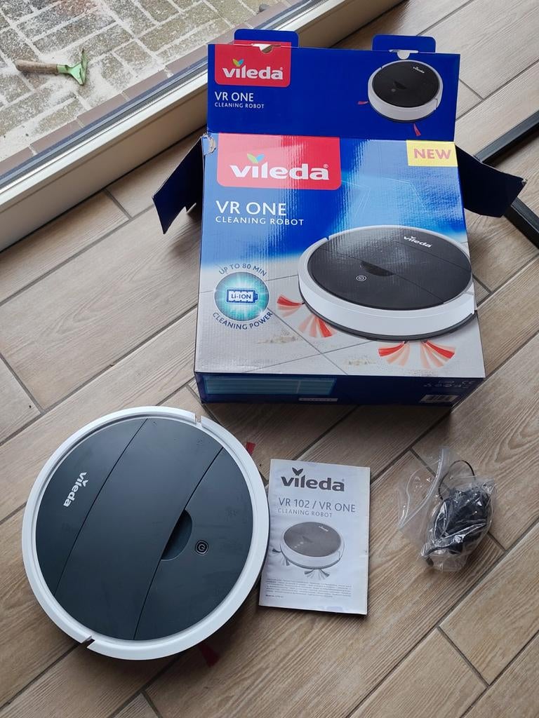 Robotstofzuiger Vileda, Ophalen of Verzenden, Zo goed als nieuw, Robotstofzuiger