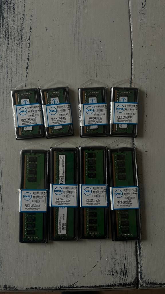 DELL ram 32gb ddr4 en sodimm ddr4 32gb, Computers en Software, RAM geheugen, DDR4, Ophalen of Verzenden, Zo goed als nieuw, Desktop