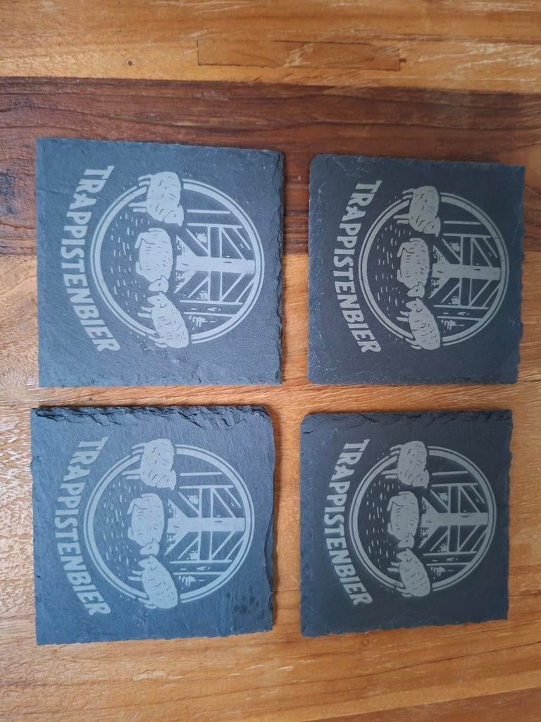 La trappe trappisten bier onderzetters, Ophalen of Verzenden, Nieuw, Reclamebord, Plaat of Schild, La Trappe