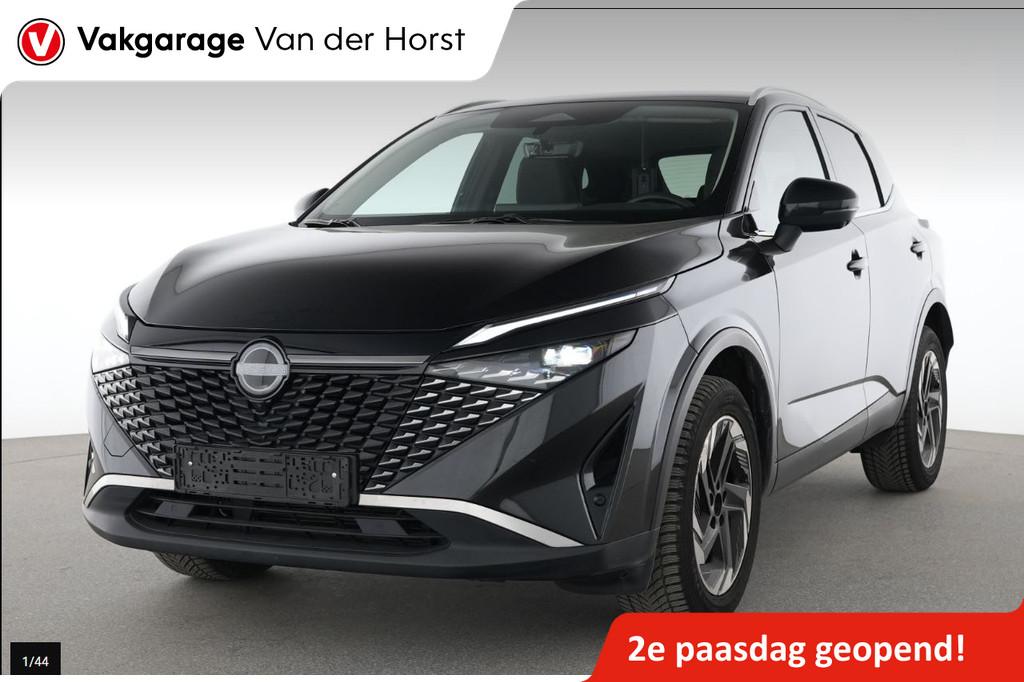 Nissan QASHQAI 1.3 158 pk MHEV Xtronic N-Connecta Automaat G, 12 maanden, Zwart, 4 cilinders, Leder en Stof