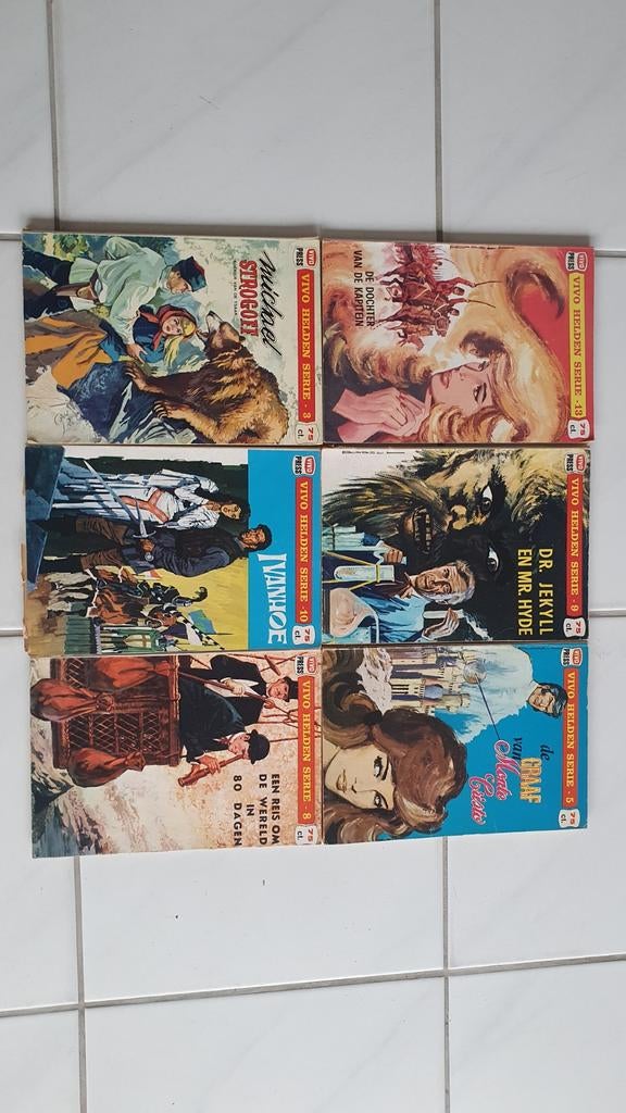 Vivo Helden Serie - 6 klassieke avonturenboeken, Boeken, Ophalen of Verzenden, Gelezen, Diverse auteurs, Nederland