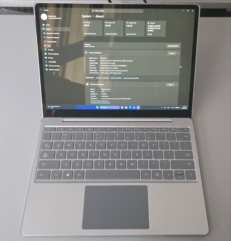Microsoft Surface Laptop Go 2, Computers en Software, Laptop-opladers, Ophalen