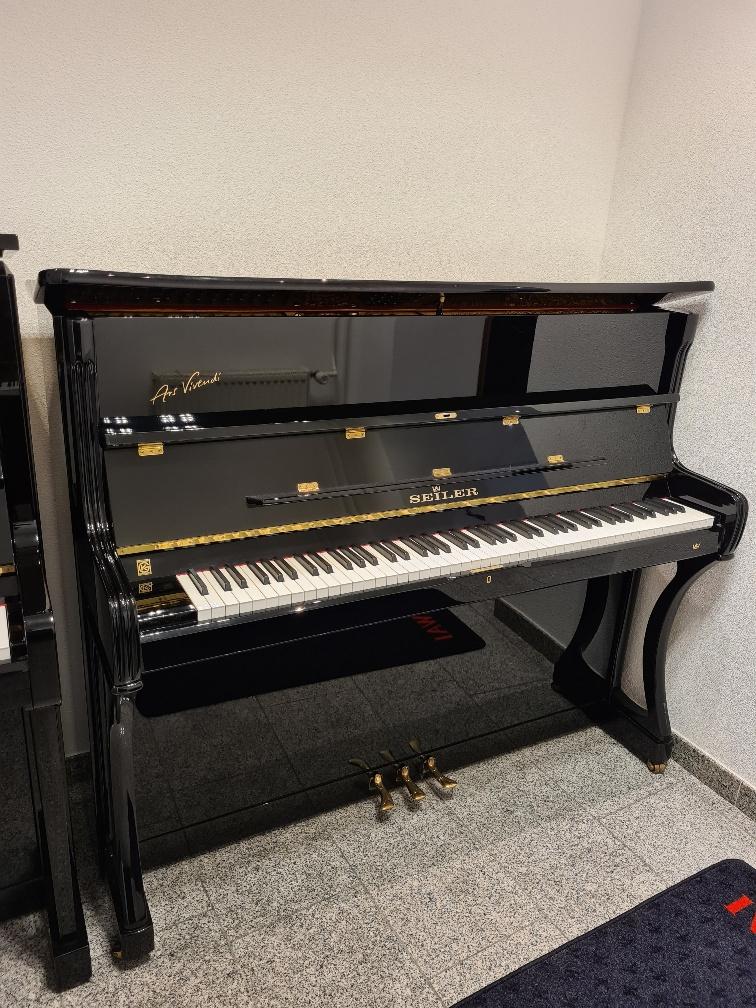 Seiler 122 Konsole Ars Vivendi PE concertpiano occasion 1994, Niet ingevuld, Gebruikt, Zwart, Niet ingevuld