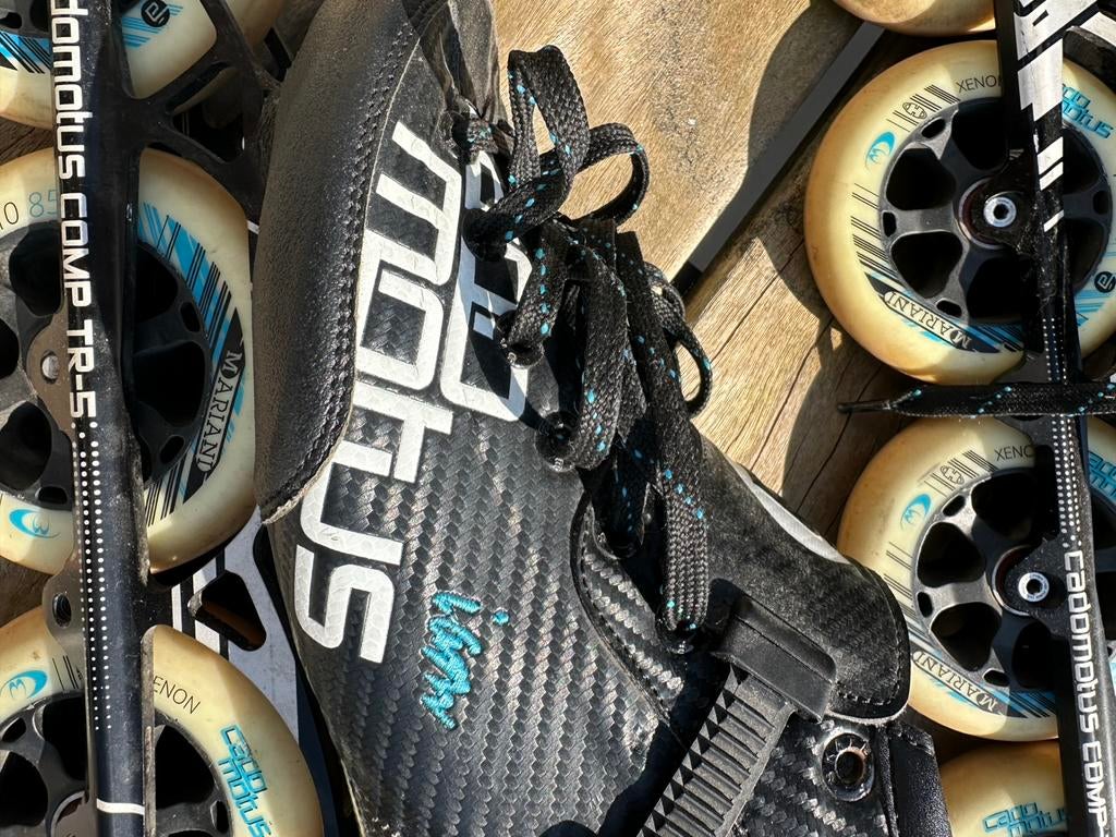 Cadomotus skeelers, Ophalen of Verzenden, Gebruikt, Inline skates 4 wielen, Overige merken