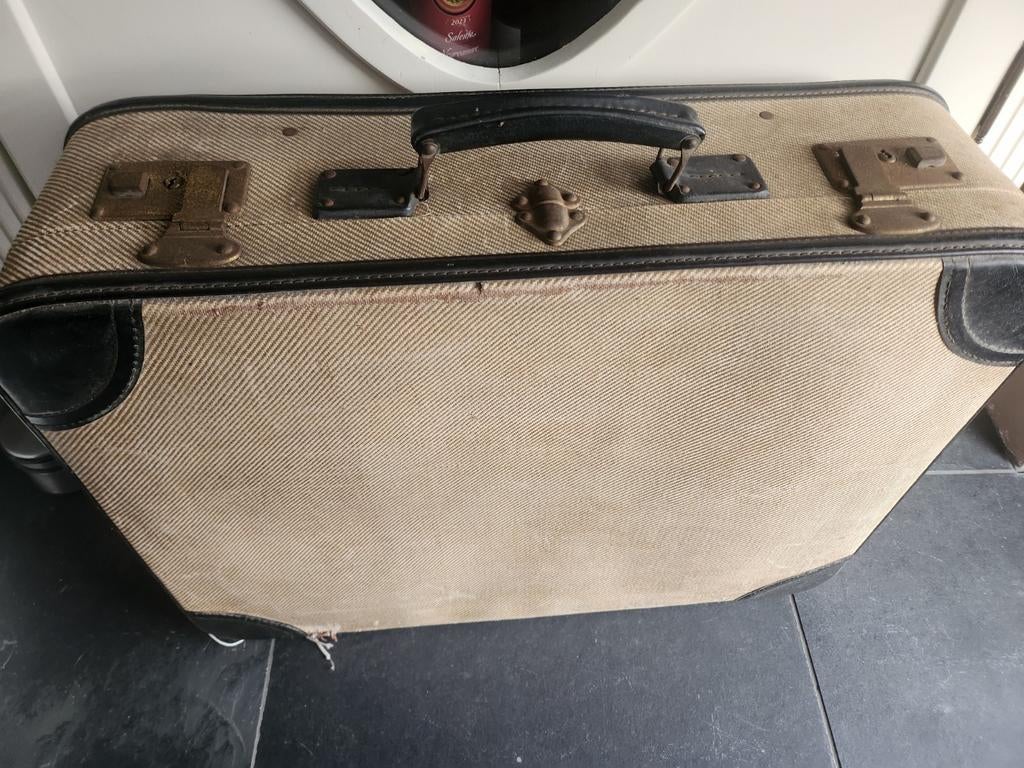 Vintage Koffer - Stijlvol en Authentiek Reisitem, Sieraden, Tassen en Uiterlijk, Koffers, Overige materialen, Gebruikt, 50 tot 60 cm