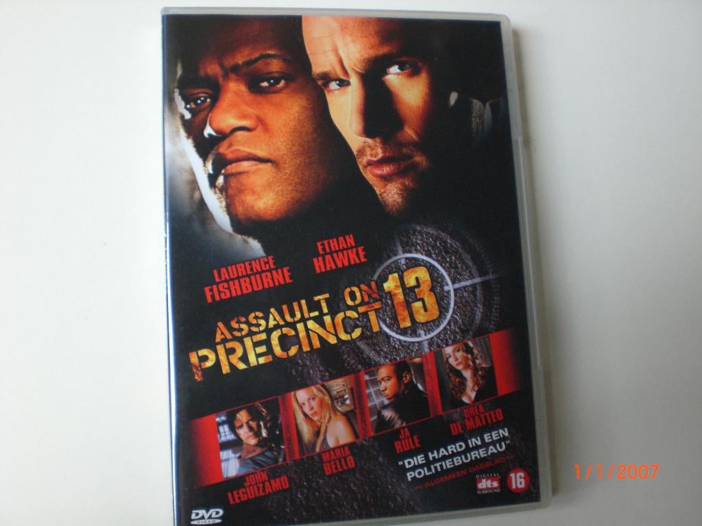 dvd Assault on Precinct 13 Ethan Hawke Laurence Fishburne Ma, Vanaf 16 jaar, Ophalen of Verzenden, Zo goed als nieuw, Actiethriller