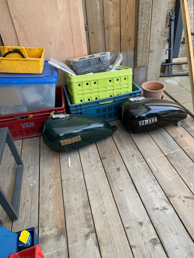 XS 650 tank, Ophalen, Gebruikt