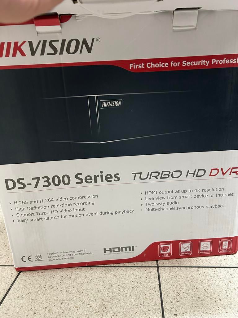 Hikvision DS-7300 Series TURBO HD DVR, Ophalen of Verzenden, Nieuw