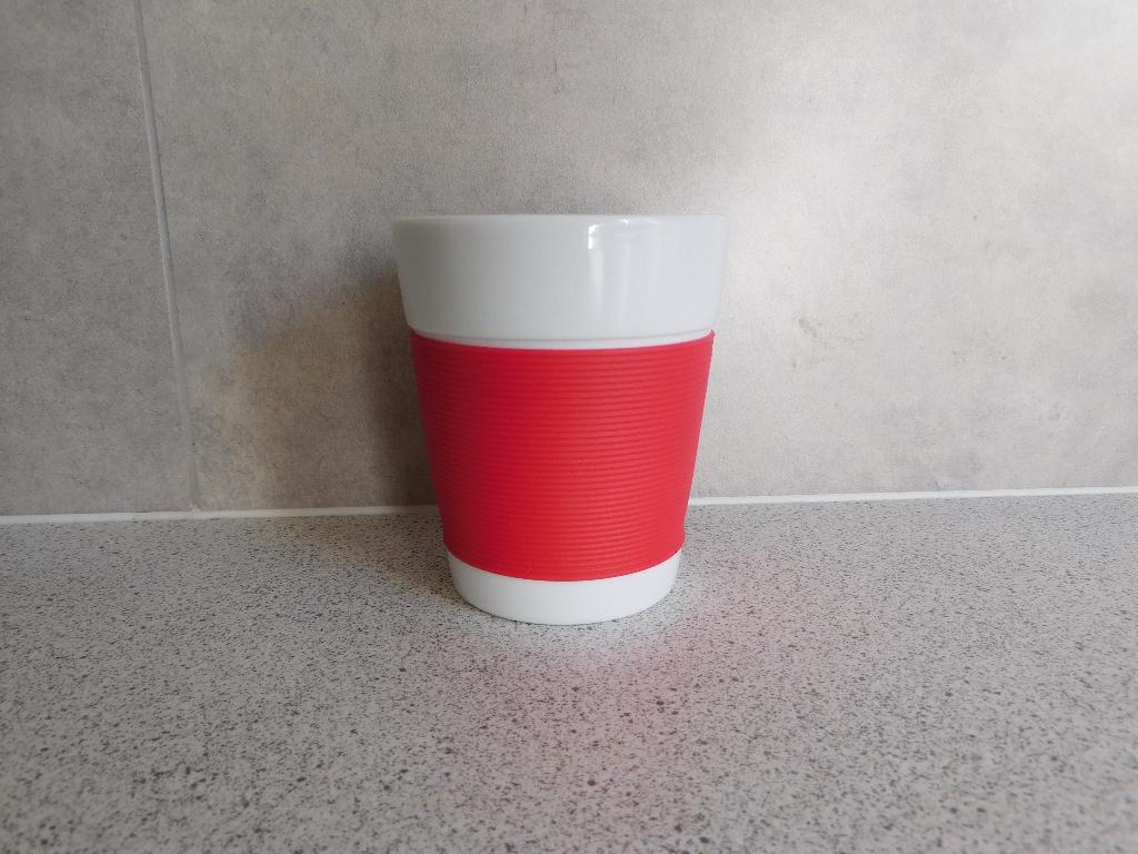 Mok 10x9 cm. Rood Canteen Bodum, Huis en Inrichting, Keuken | Servies, Ophalen of Verzenden, Zo goed als nieuw, Overige stijlen
