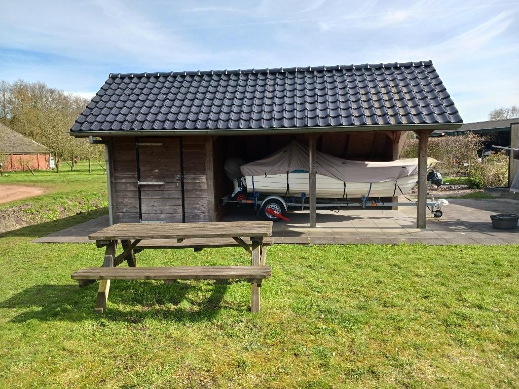 mooie douglas kapschuur compleet of als constructie, Tuin en Terras, Overkappingen, Ophalen, Gebruikt, Overige typen