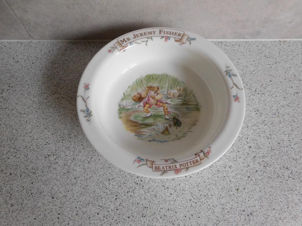 Schaal 4x16 cm. Mr. Jeremy Fish Beatrix Potter Royal Albert, Huis en Inrichting, Ophalen of Verzenden, Overige stijlen, Porselein