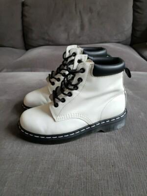 Dr. Martens 939 witte leren hoge laarzen maat 37, Hoge laarzen, Verzenden, Wit, Zo goed als nieuw
