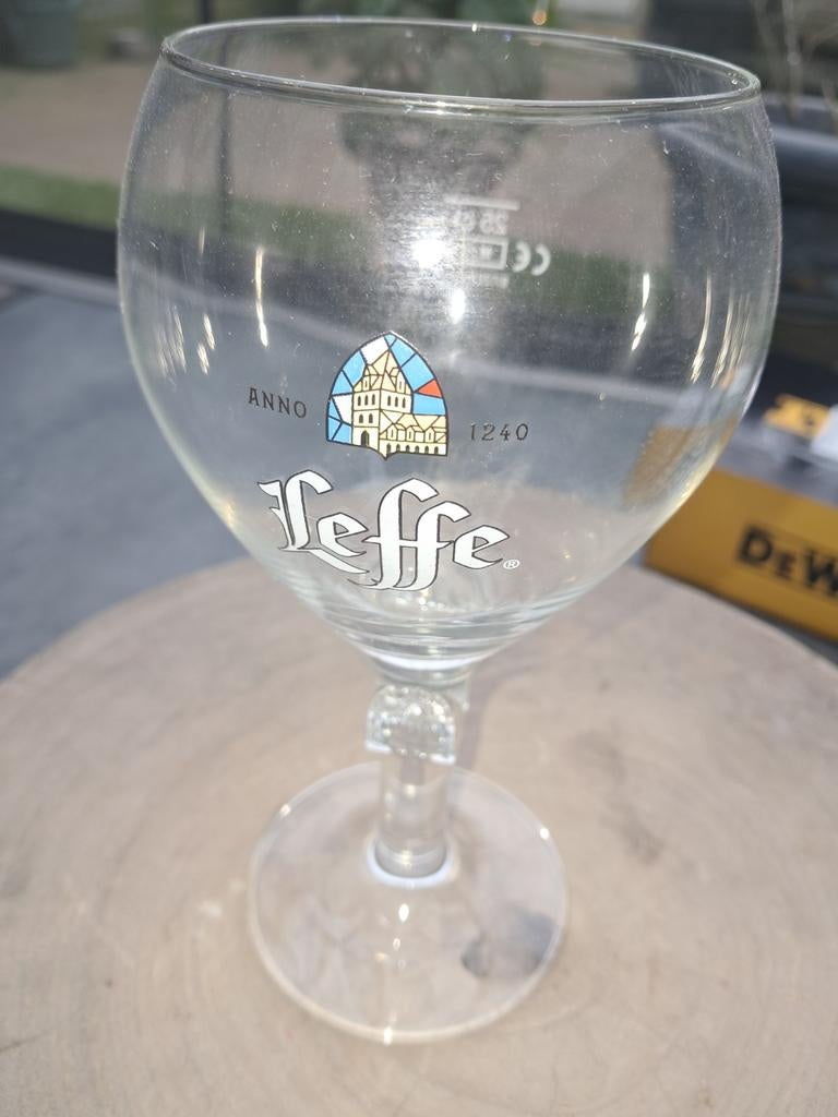 Leffe Bierglas - Klassiek en Stevig, Ophalen of Verzenden, Gebruikt, Bierglas