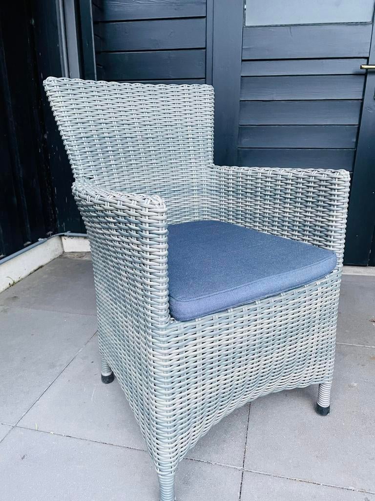 Tuinstoelen Le Sud (6 stuks) + kussens, Tuin en Terras, Ophalen, Zo goed als nieuw