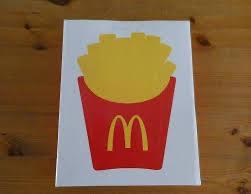 McDonald's Frietjes Luchtbed - Collectorsitem, Ophalen of Verzenden, Nieuw, 1-persoons