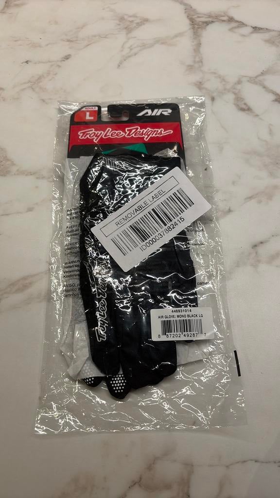 Troy Lee Designs Air handschoenen zwart L, Motoren, Kleding | Motorkleding, Ophalen of Verzenden, Nieuw met kaartje, Handschoenen