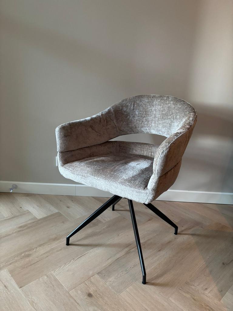 Eetkamerstoel  - draaibaar (1pcs) - van Soest Living, Huis en Inrichting, Stoelen, Ophalen, Overige kleuren, Nieuw, Eén