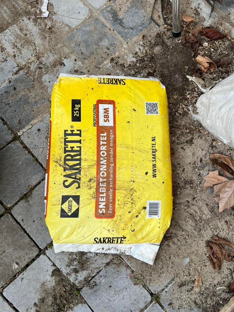 Snelbetonmortel, Ophalen, Nieuw, Bakstenen