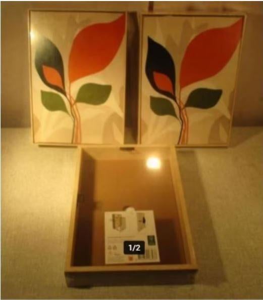 3 Prachtige Nieuwe Kubus Fotolijsten met A4-formaat, Ophalen of Verzenden, Nieuw