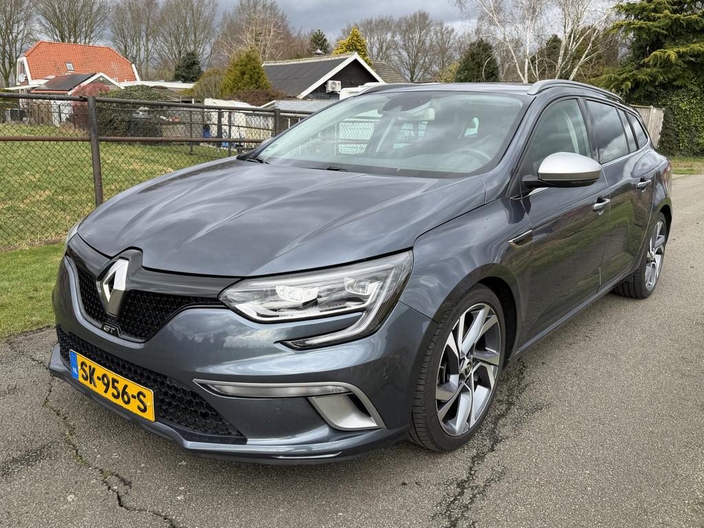 Renault Mégane Estate 1.6 TCe GT LED/CAMERA/NAVI/4-CONTROL, Auto's, 1618 cc, Gebruikt, 4 cilinders, Leder en Stof