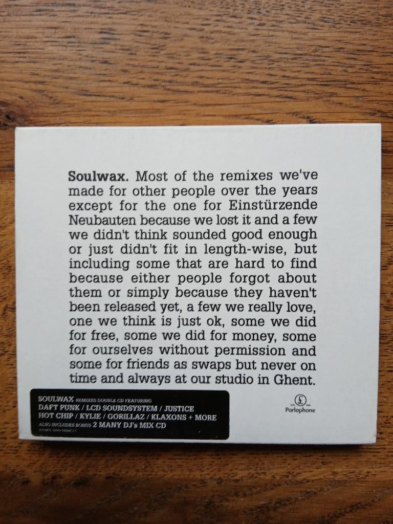 CD Soulwax : All The Remixes...(2cd), Ophalen of Verzenden, Gebruikt, Dance Populair