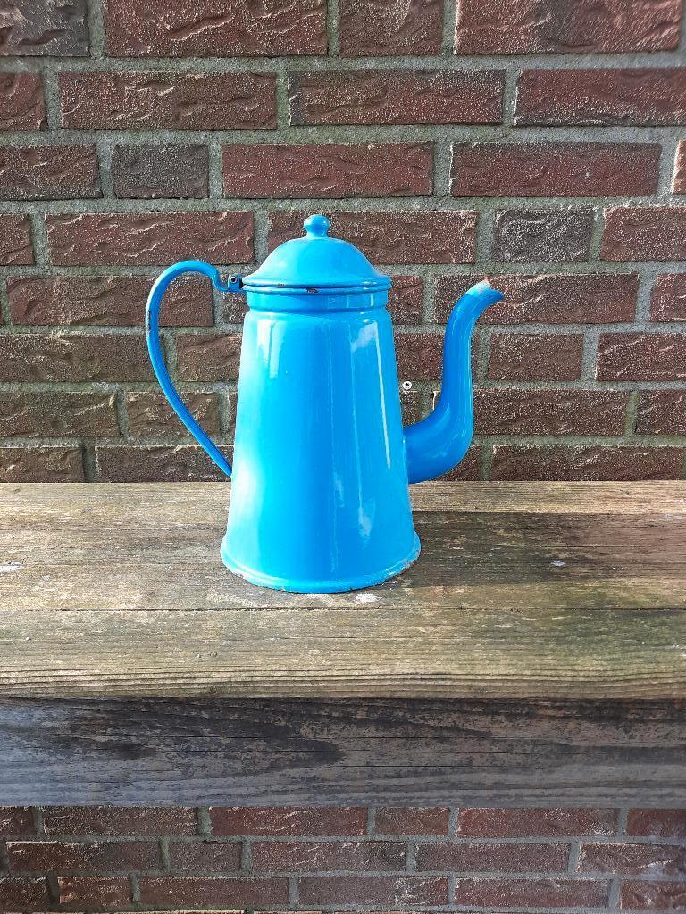 emaille koffiepot, Ophalen of Verzenden