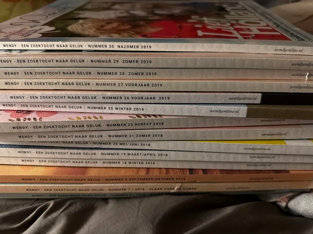 Wendy Magazine Collectie - Zoektocht naar Geluk (15 nummers), Ophalen of Verzenden, Gelezen, Glossy