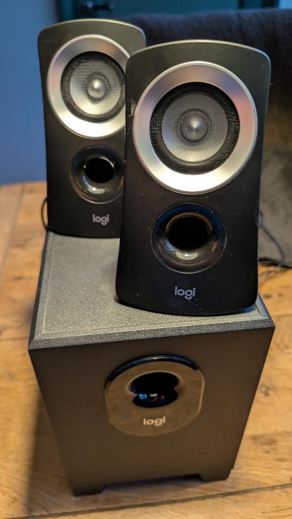 Logitech Z313 2.1 Speakersysteem, Ophalen of Verzenden, Gebruikt, Audiokanaal 2.1, Logitech, Creative