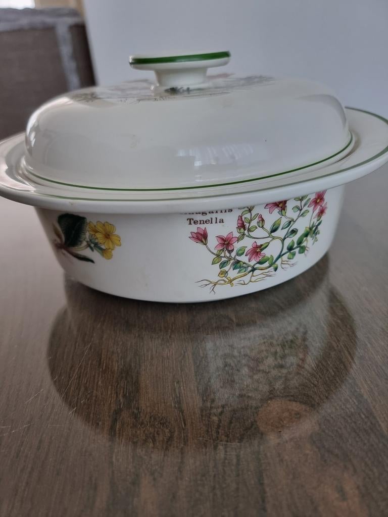 Wedgwood Florabunda dekschaal, Ophalen of Verzenden