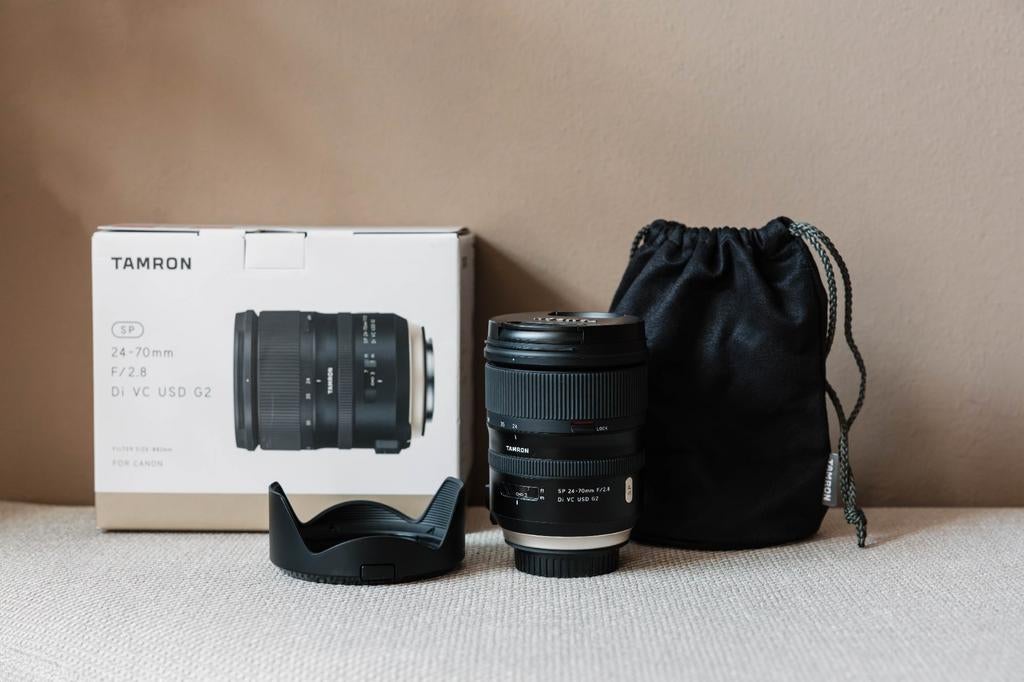Tamron SP 24-70mm F/2.8 Di VC USD G2 Canon, Ophalen, Zo goed als nieuw, Standaardlens, Zoom