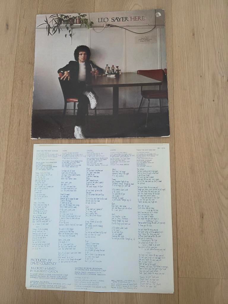 Leo Sayer - Here LP (VG+ conditie), Ophalen, Gebruikt