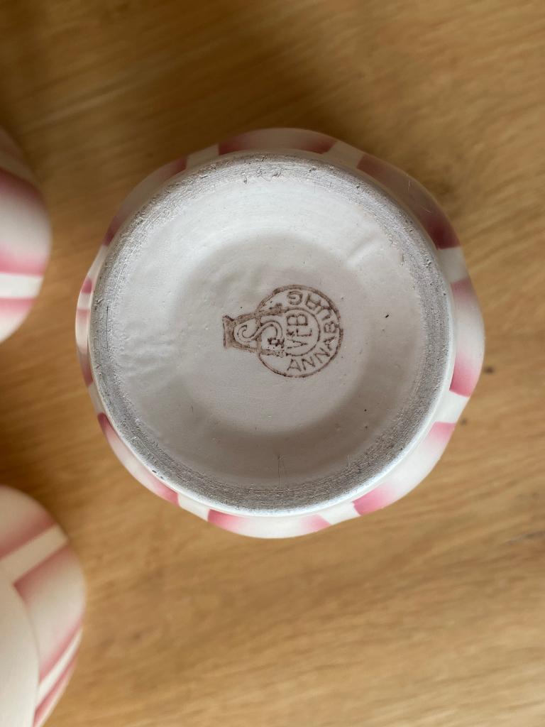 Annaburg melkkan met 5 bekers, Antiek en Kunst, Ophalen of Verzenden