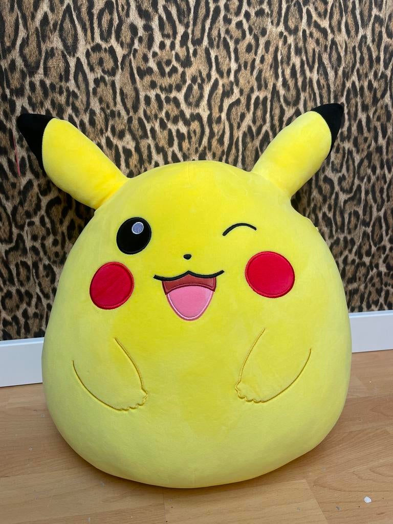 Pikachu Squishmallow - Zeer goede staat, Ophalen of Verzenden, Zo goed als nieuw, Overige typen