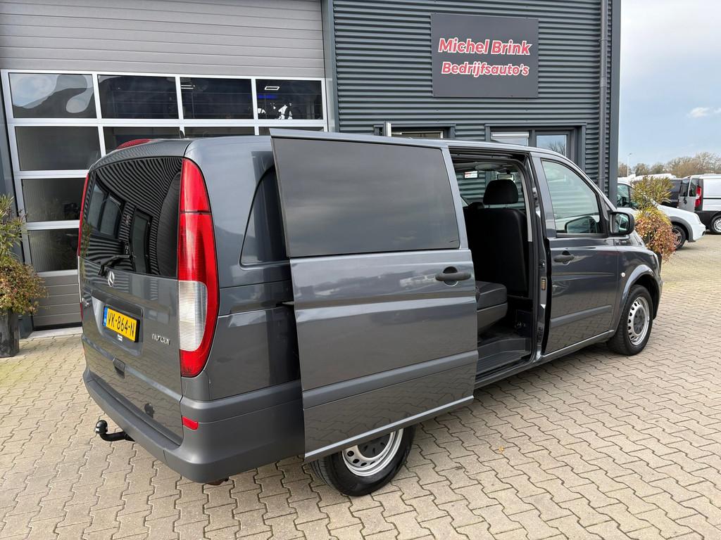 Mercedes-Benz Vito 110 CDI 320 Lang Dubbele Cabine, Euro 5, Gebruikt, Zwart, 1858 kg