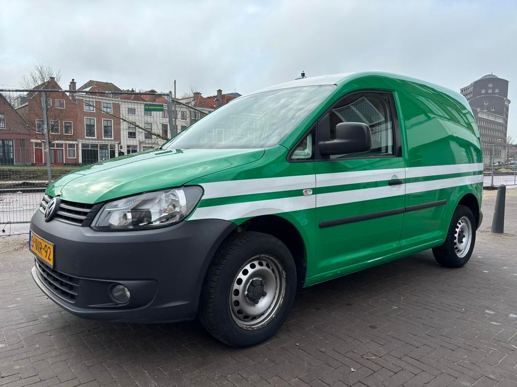 Volkswagen Caddy 1.6 D 55KW 2011 groen Airco cruise radio cd, Voorwielaandrijving, Euro 5, 4 cilinders, Volkswagen