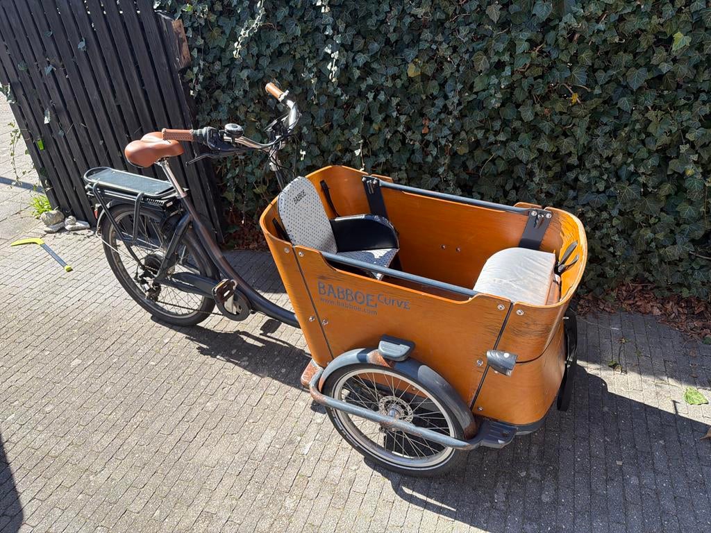 Babboe Curve e-bike bakfiets, Gebruikt, Elektrisch, 2 kinderen, Ophalen