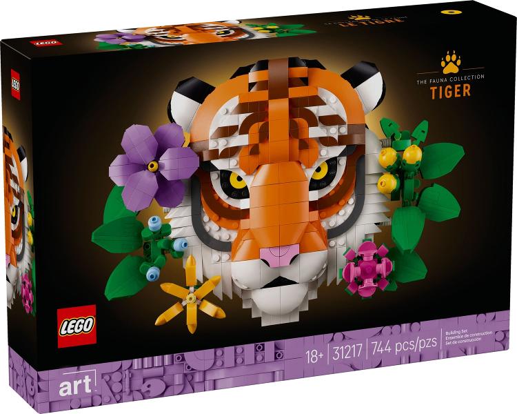 Lego Art set 31217 De Faunacollectie – Tijger, Kinderen en Baby's, Speelgoed | Duplo en Lego, Nieuw, Lego, Complete set, Ophalen of Verzenden