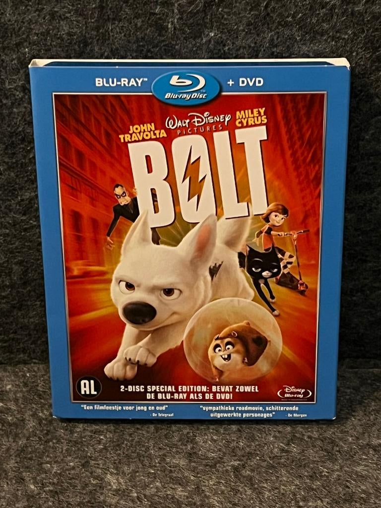 Bolt (2008)(Blu-ray), Ophalen of Verzenden, Zo goed als nieuw, Tekenfilms en Animatie