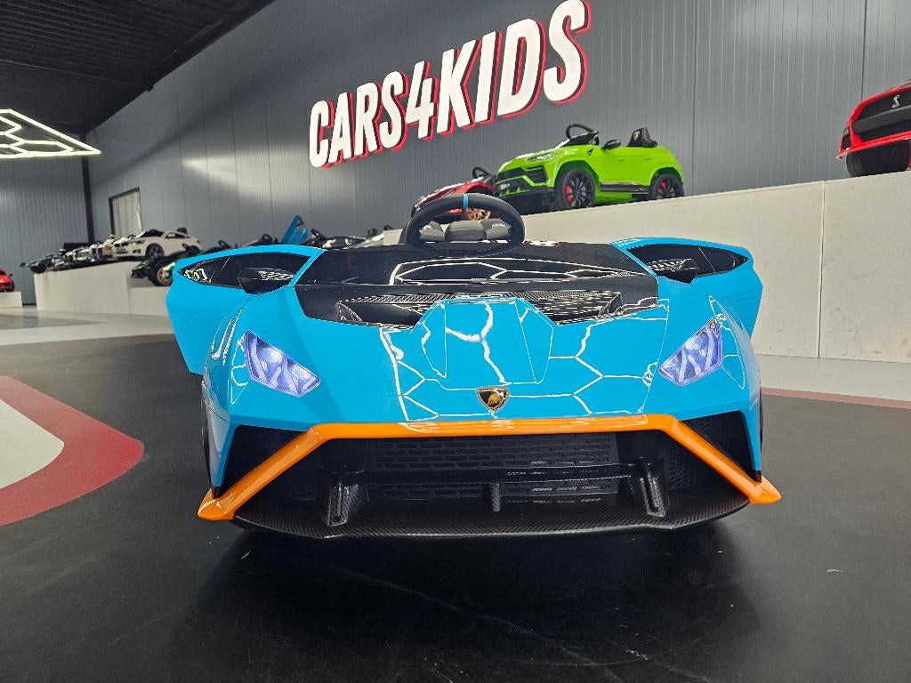 Kinderauto Lamborghini STO - met drift - 12 volt - leren zit, Ophalen of Verzenden, Nieuw, Afstandsbediening