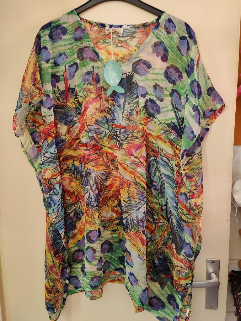 antica sartoria nieuwe kaftan one size tot maat 46, Kleding | Dames, Ophalen of Verzenden, Nieuw, Maat 46/48 (XL) of groter