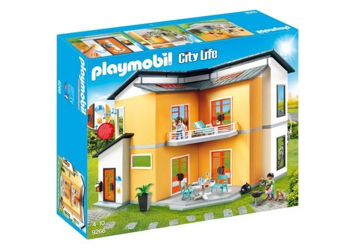 9266 modern woonhuis, Kinderen en Baby's, Speelgoed | Playmobil, Ophalen of Verzenden, Nieuw, Complete set