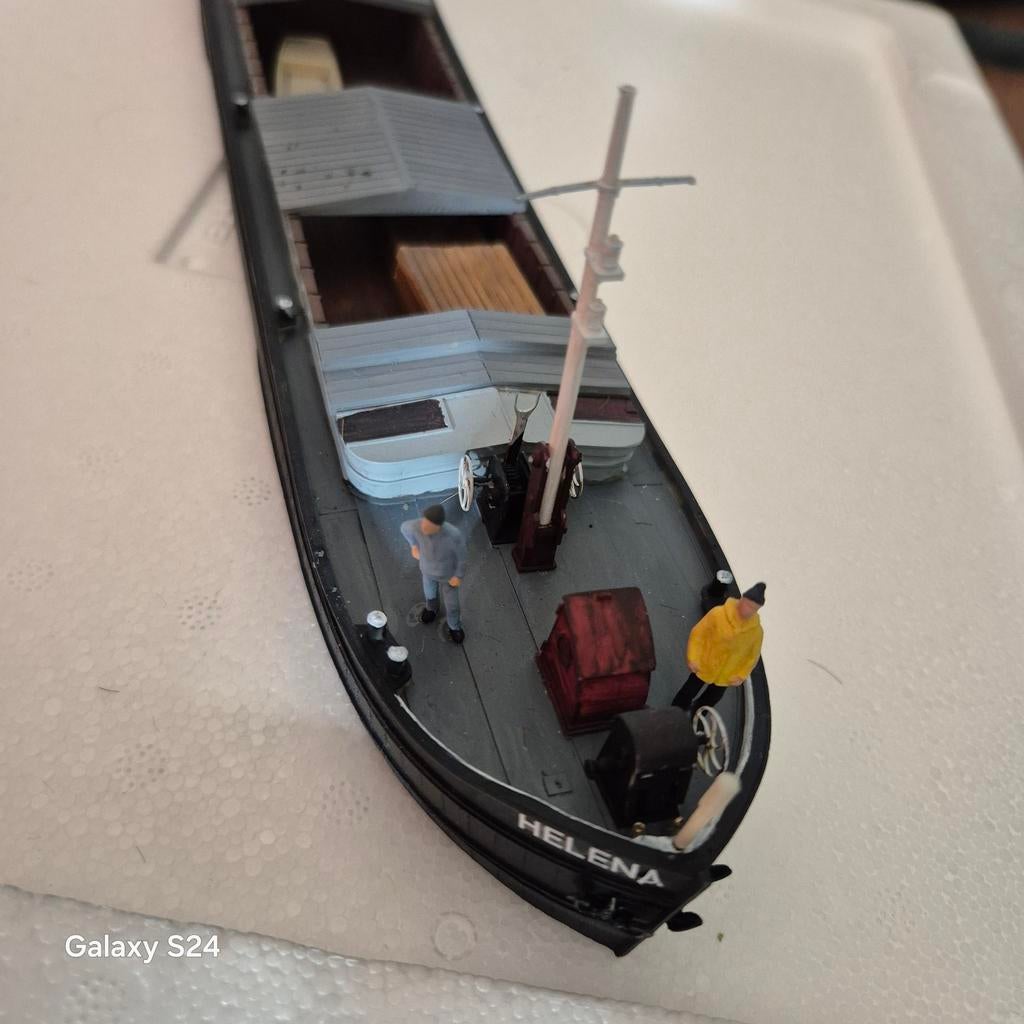 Artitec binnenvaart schip H0, Gelijkstroom of Wisselstroom, Brug, Tunnel of Gebouw, Zo goed als nieuw, Ophalen