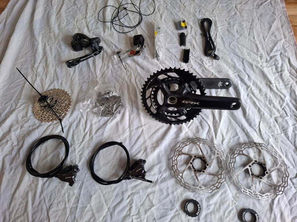 Nieuwe Shimano GRX 2x 12v DI2 RX825 groep, (zonder STI's), Ophalen of Verzenden, Nieuw, Gravelbike, Shimano