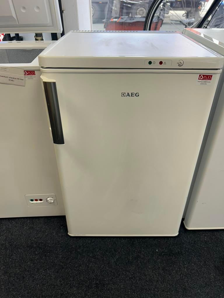 Aeg vriezer incl garantie&bezorgen, Gebruikt, Nulachtenvijftig.nl, Minder dan 60 cm, Vrijstaand