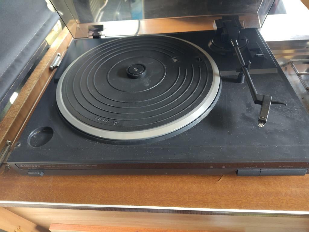 KENWOOD PLATENSPELER HALF AUTOMATISCH, Ophalen of Verzenden, Minder dan 2 meter, Interlink-kabel