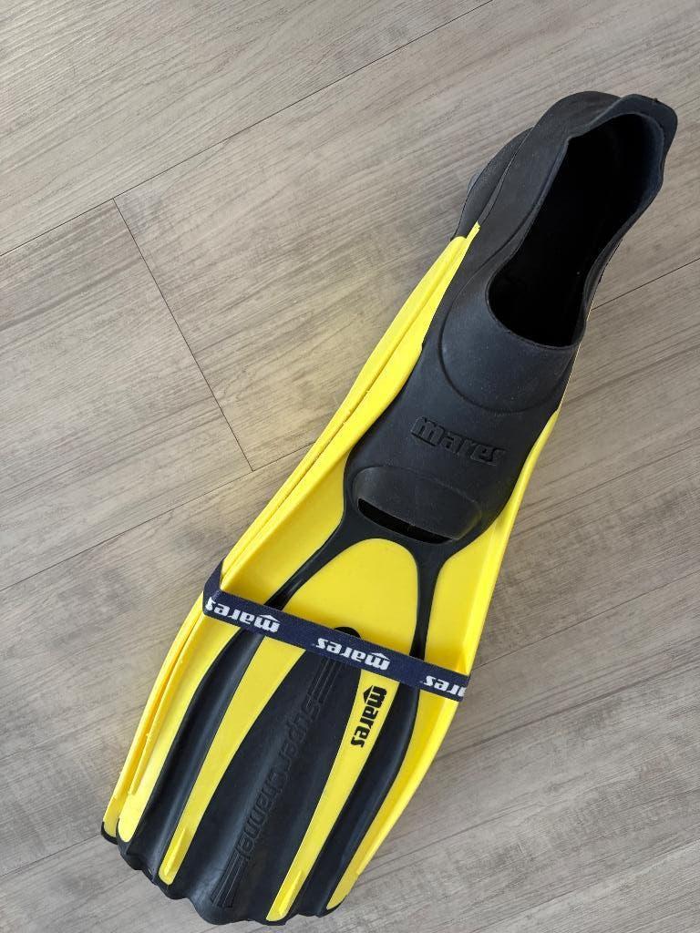 Flippers maat 46-47, Watersport en Boten, Ophalen of Verzenden, Gebruikt, Snorkelvinnen
