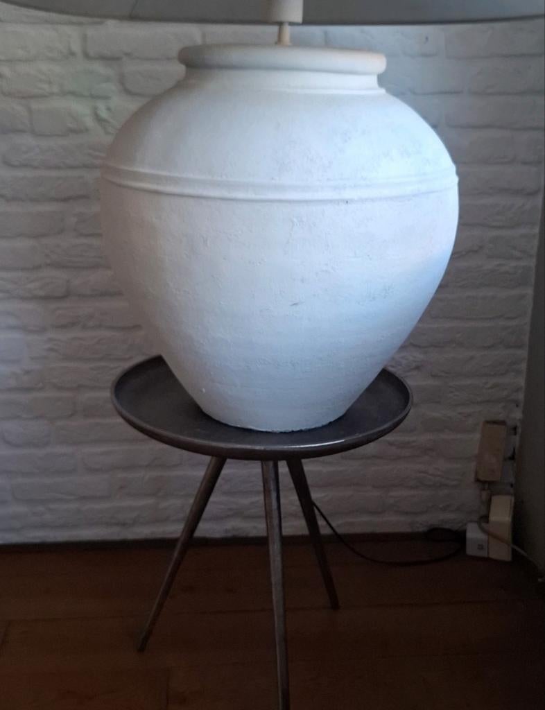 Blikvanger. Mega grote kruiklamp 65 cm exclusief kap, Overige materialen, Landelijk hoffz boerderij sober, 50 tot 75 cm, Ophalen of Verzenden