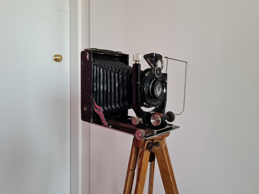 Antiek Agfa balgfototoestel, ca. 1900-1920., Ophalen of Verzenden