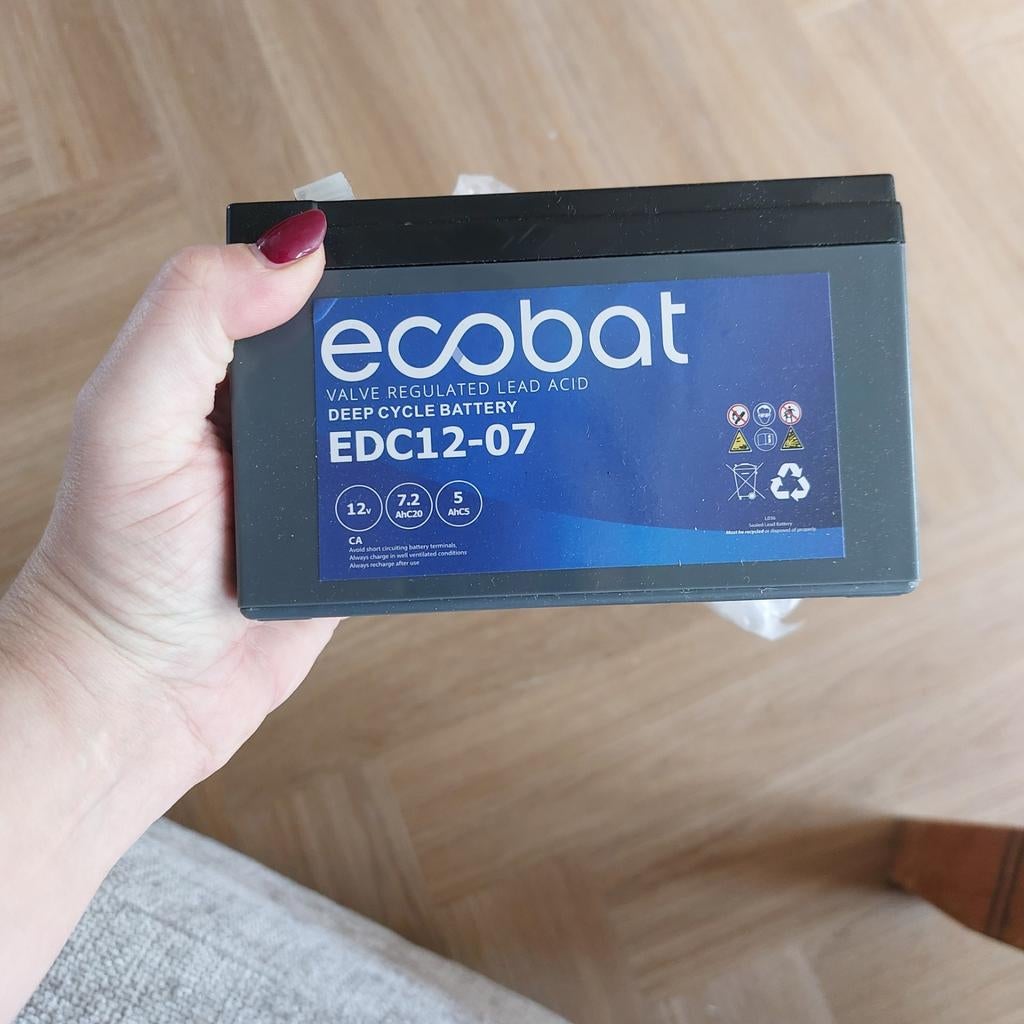 4x Ecobat Deep Cycle Batterij EDC12-07 - Nieuw en Ongebruikt, Ophalen of Verzenden